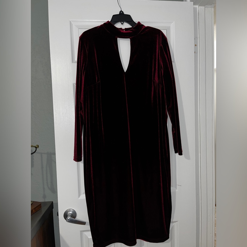 ASOS Curve Velvet Dress